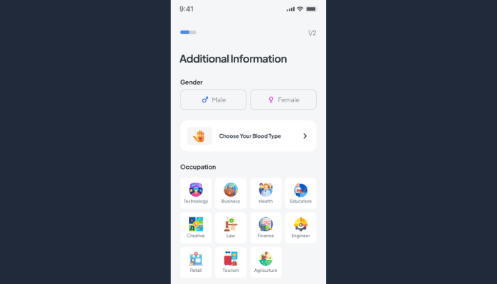 Input Personal Data Page UnkeyMe